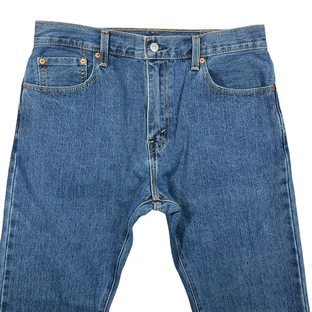 Levi's 517 Bootcut Jeans Mens 34x30 Blue Medium Wash Denim Cotton Classic